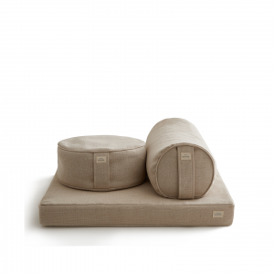 Slow Living Set: Meditation seat, Mindfulness Cushion & Bolster